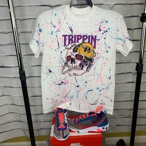 Happy Trippin Paint T shirt